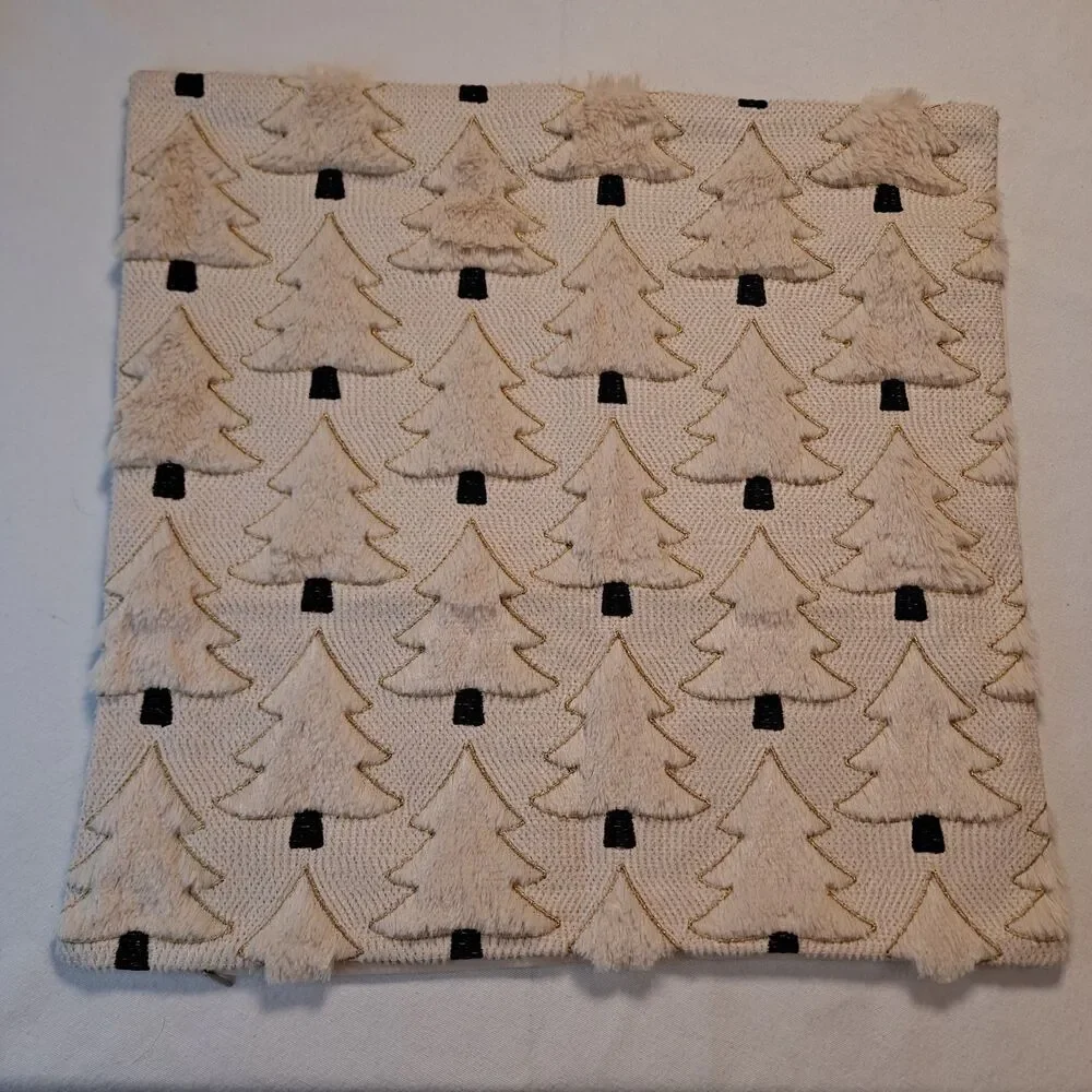 Christmas Tree Pillow Covers 17.5